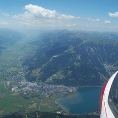 Flugwegposition um 11:31:28: Aufgenommen in der Nähe von Gemeinde Bruck an der Großglocknerstraße, Österreich in 2550 Meter